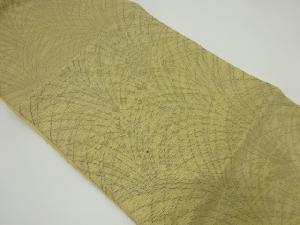 アンティーク　紗　芝草模様織り出し袋帯（材料）